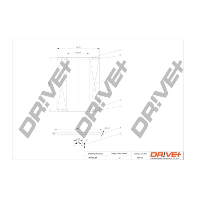 DRVE alyvos filtras DP1110.11.0034
