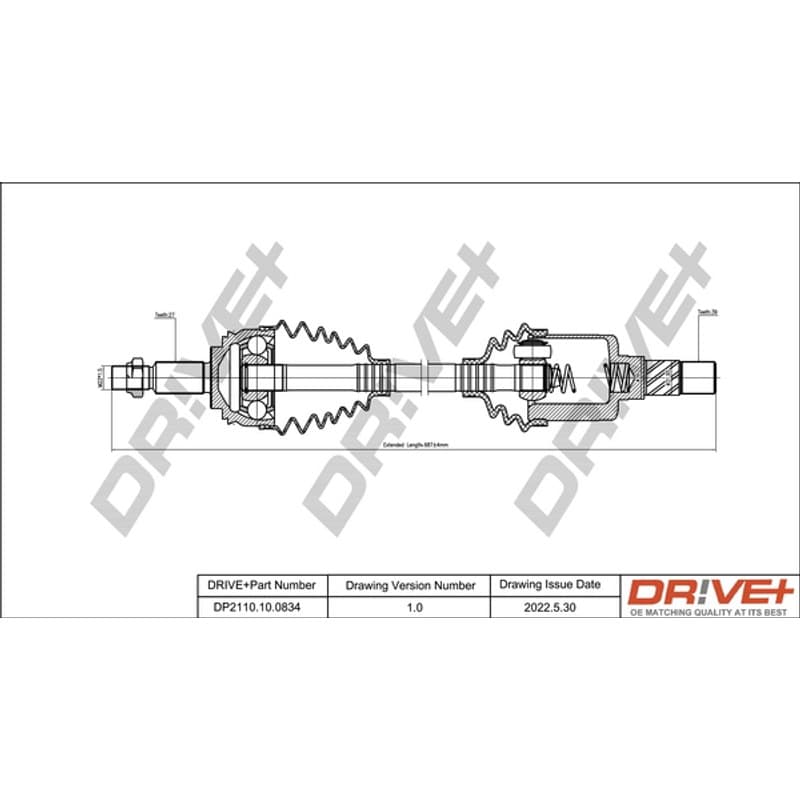 DRVE pusašis DP2110.10.0834