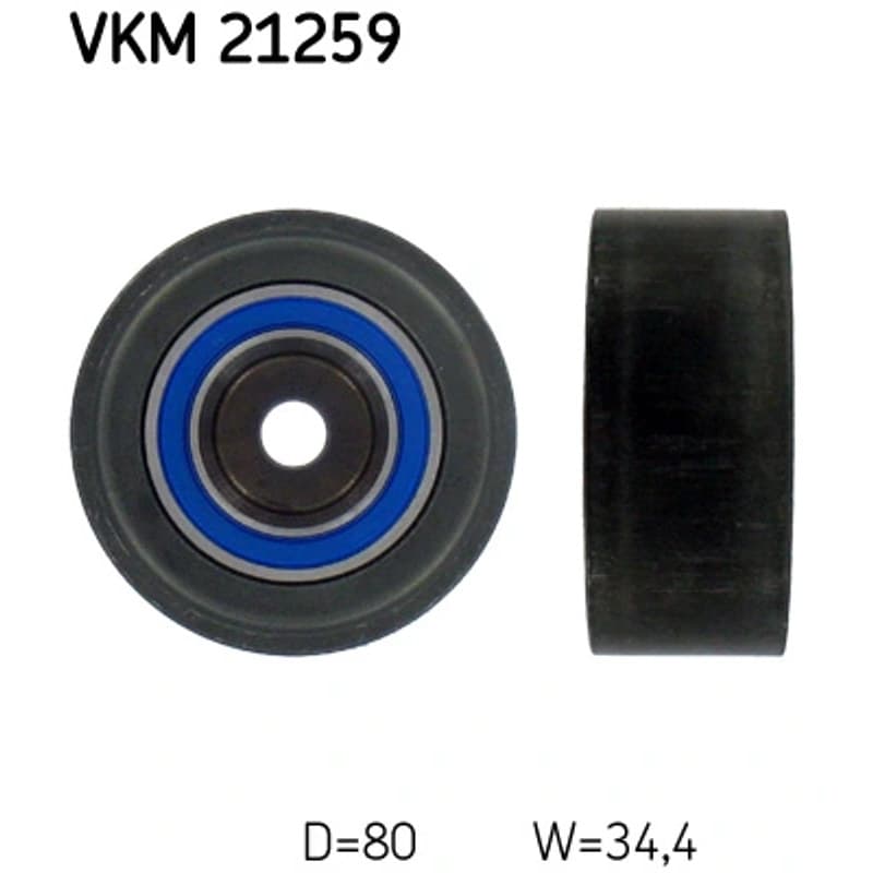 SKF VKM 21259 kreipiantysis skriemulys, paskirstymo diržas