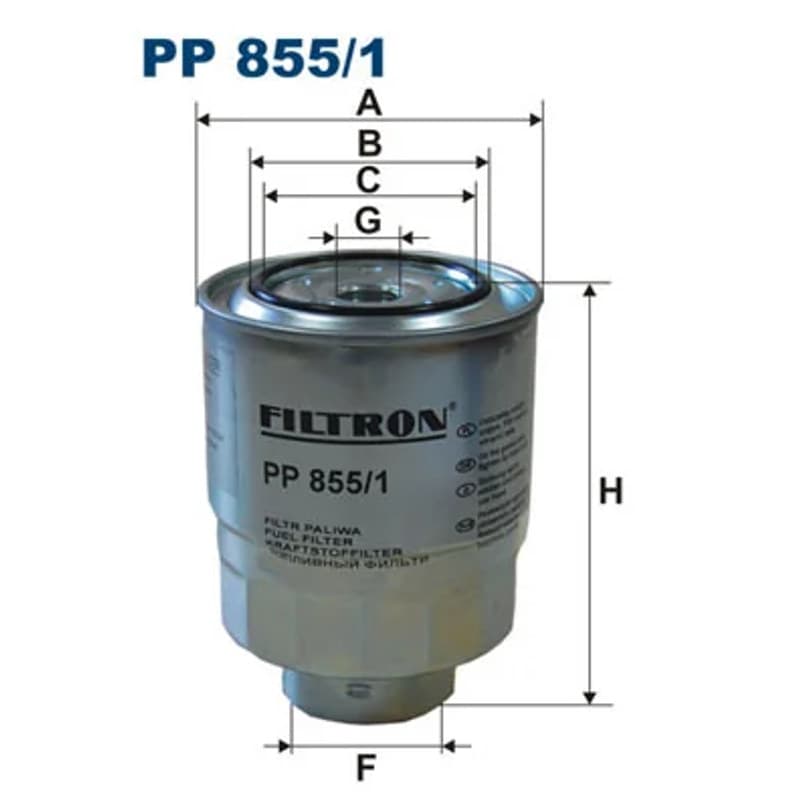 FILTRON PP 855/1 Kuro filtras