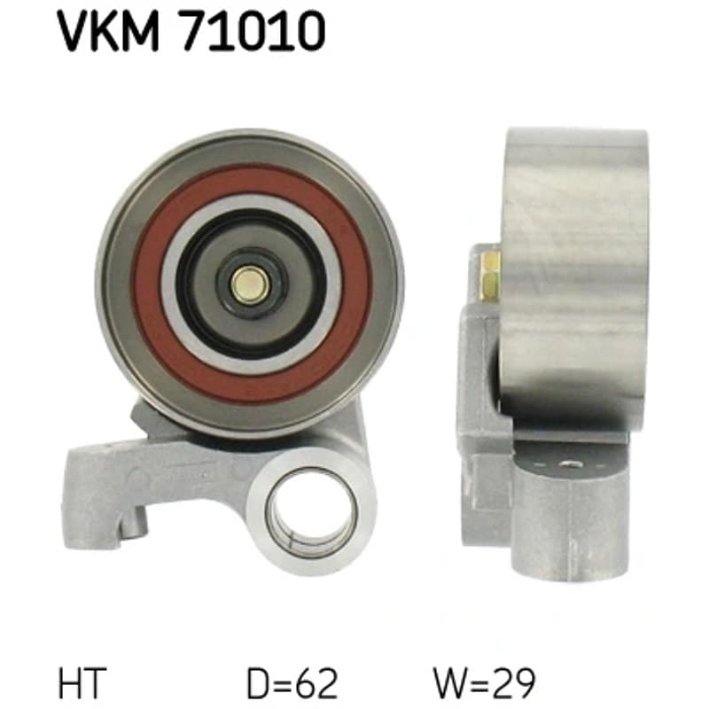 SKF VKM 71010 įtempiklio skriemulys, paskirstymo diržas