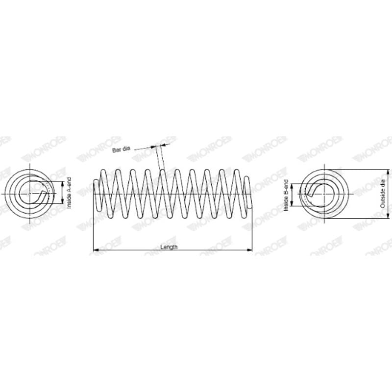 MONROE spyruoklė SE3344