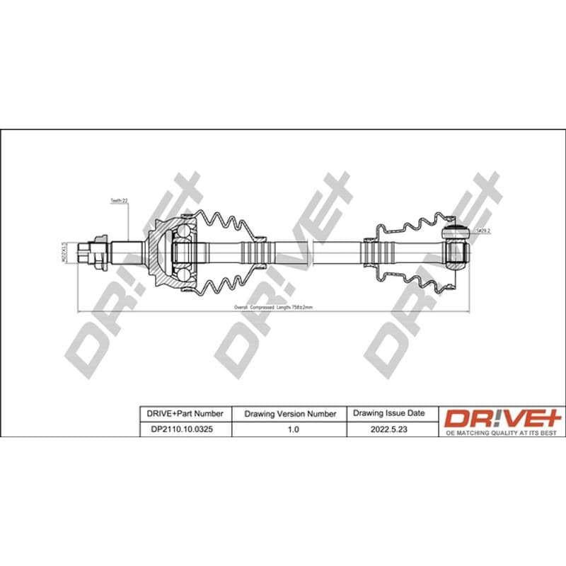 DRVE pusašis DP2110.10.0325