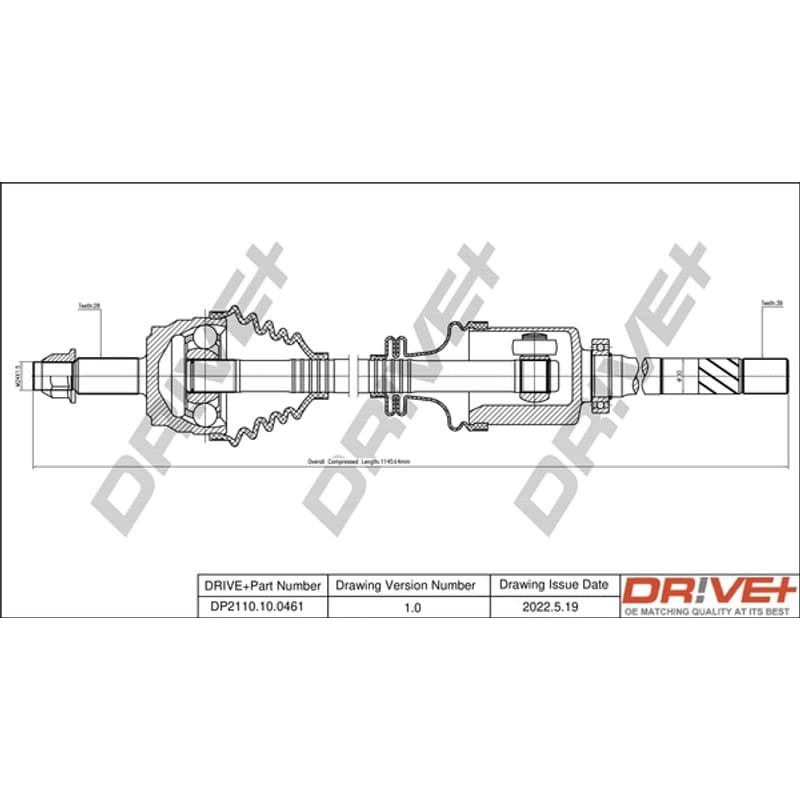 DRVE pusašis DP2110.10.0461
