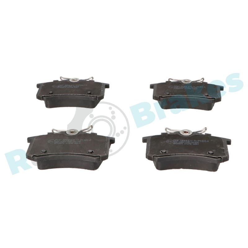 RAPBRAKES stabdžių trinkelių rinkinys, diskinis stabdys R-P0814