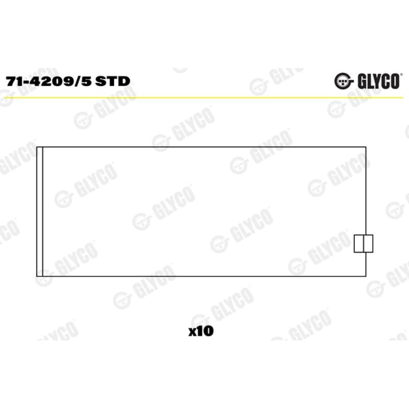 GLYCO guoliai dideliu galu 71-4209/5 STD