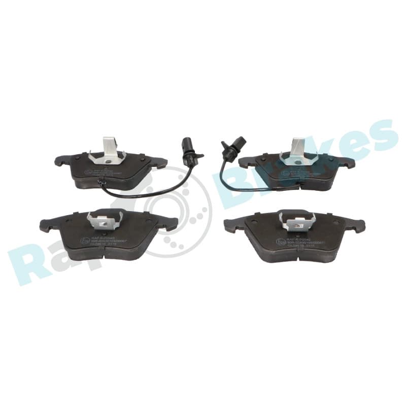 RAPBRAKES stabdžių trinkelių rinkinys, diskinis stabdys R-P0540