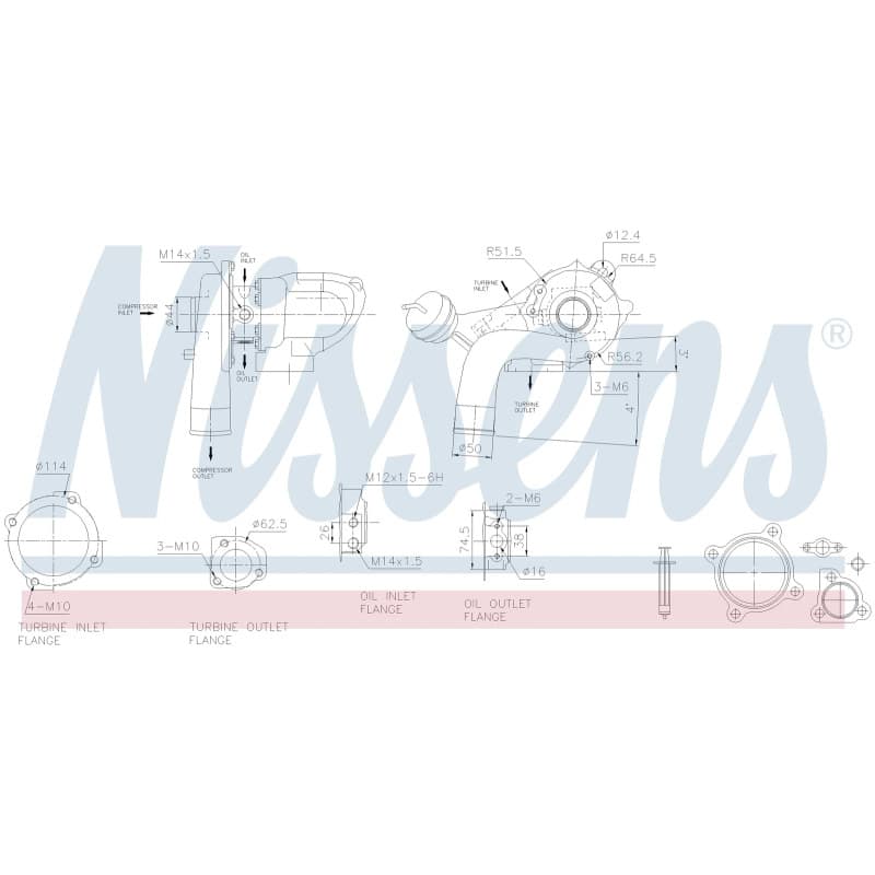 NISSENS kompresorius, įkrovimo sistema 93221
