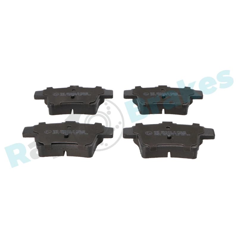 RAPBRAKES stabdžių trinkelių rinkinys, diskinis stabdys R-P0545