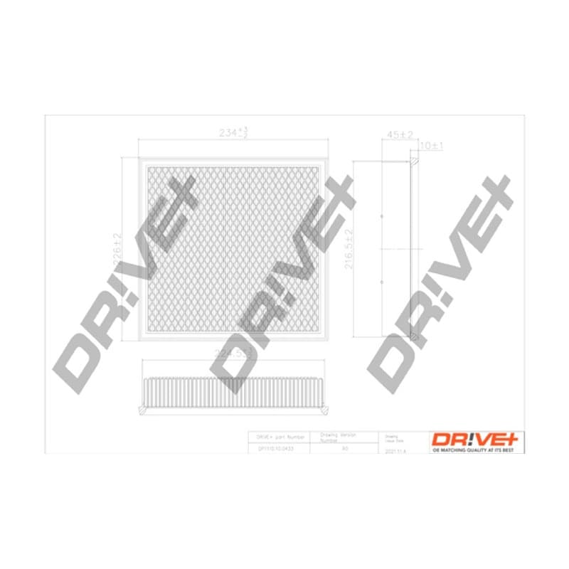 DRVE oro filtras DP1110.10.0433