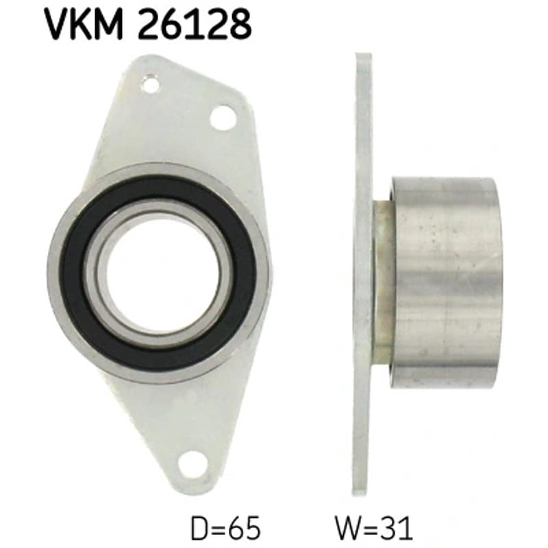 SKF VKM 26128 kreipiantysis skriemulys, paskirstymo diržas