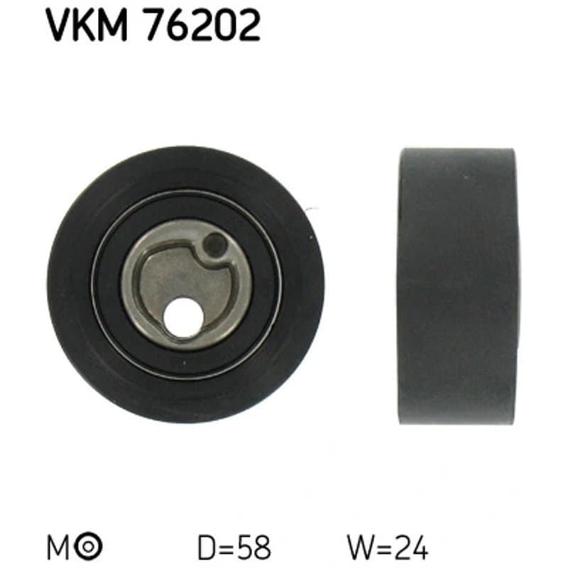 SKF VKM 76202 įtempiklio skriemulys, paskirstymo diržas