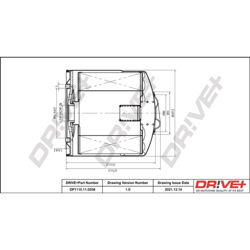 DRVE alyvos filtras DP1110.11.0258
