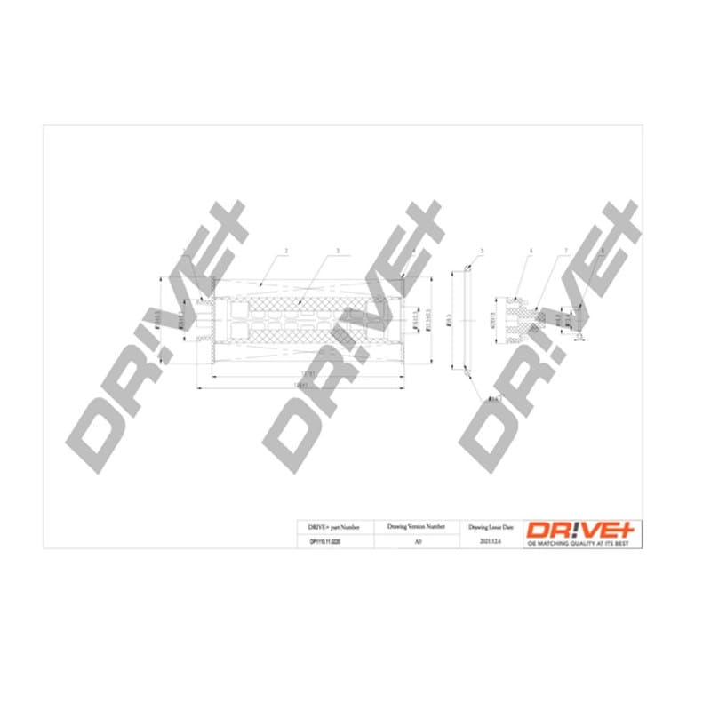 DRVE alyvos filtras DP1110.11.0220
