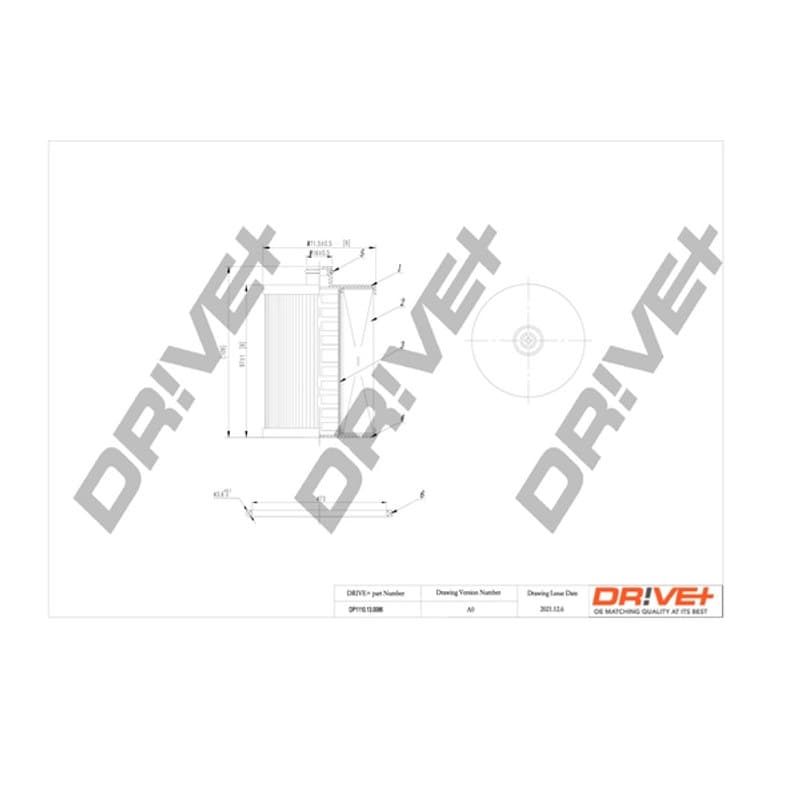 DRVE kuro filtras DP1110.13.0086