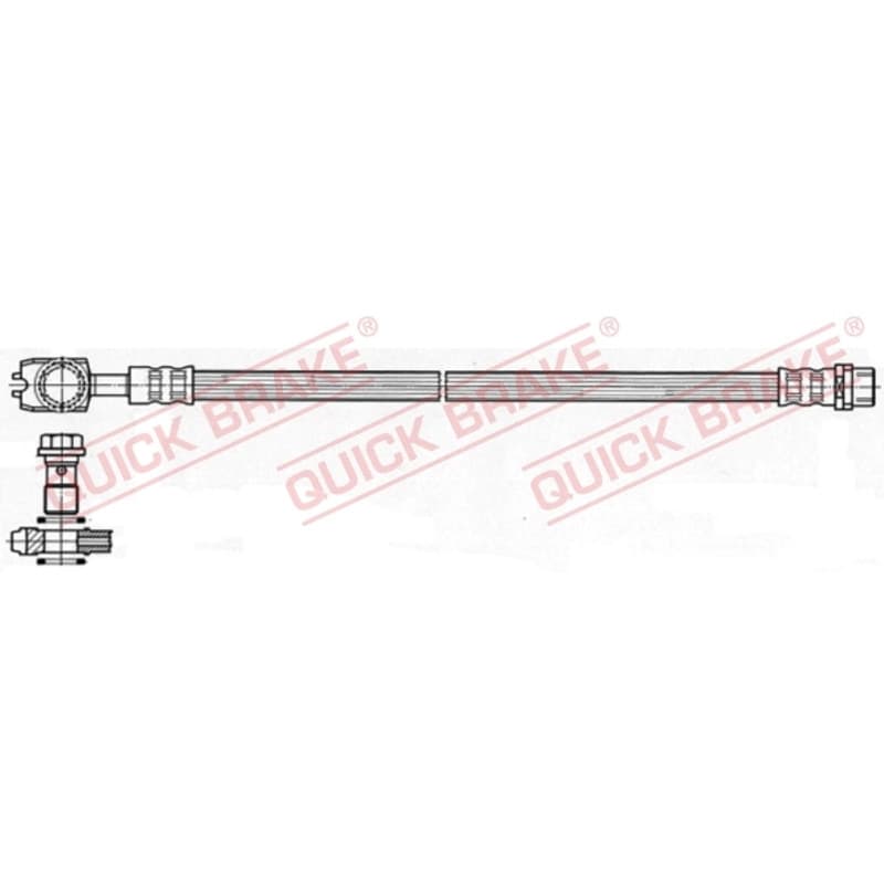 QUICKBRAKE stabdžių žarnelė 50.048X