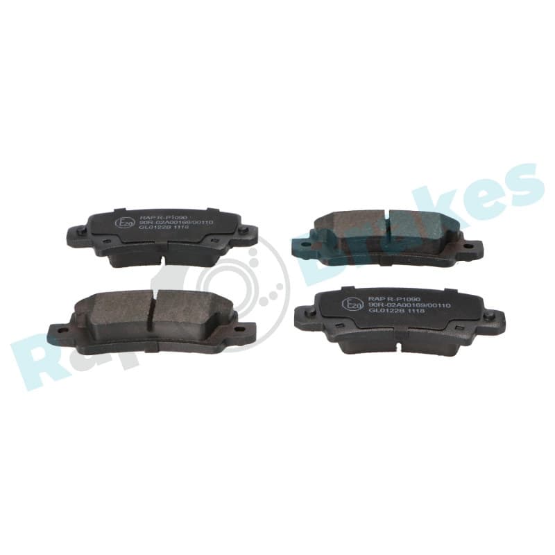 RAPBRAKES stabdžių trinkelių rinkinys, diskinis stabdys R-P1090