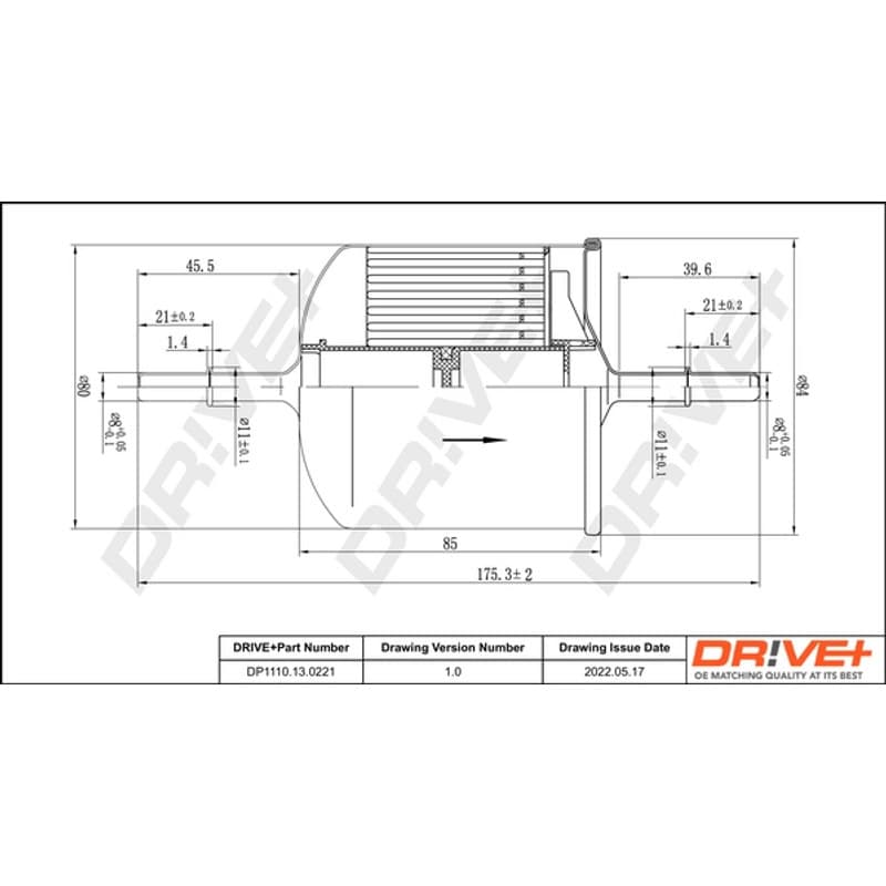 DRVE kuro filtras DP1110.13.0221