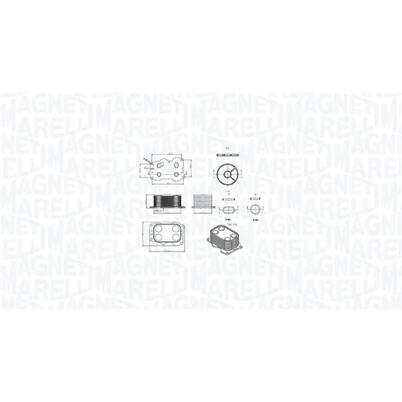 MAGNETIMARELLI alyvos aušintuvas, variklio alyva 350300000900