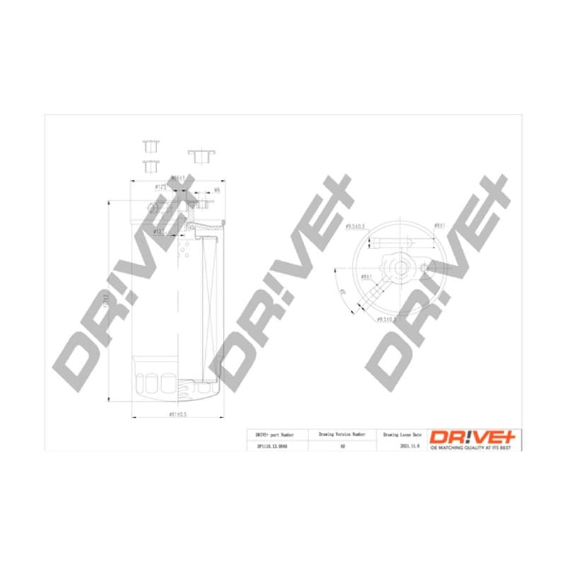DRVE DP1110.13.0049 kuro filtras