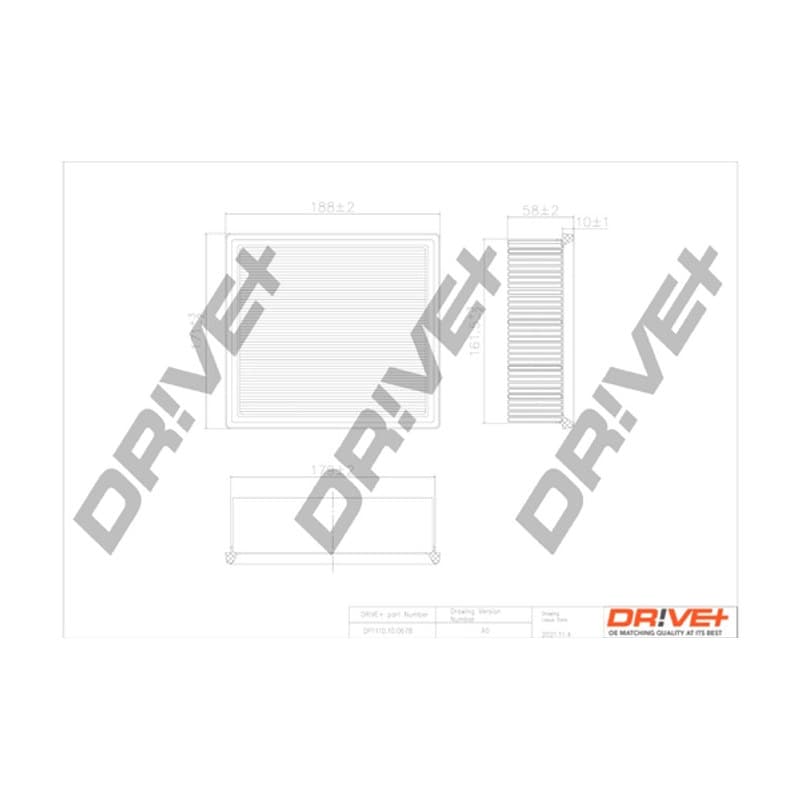 DRVE oro filtras DP1110.10.0678