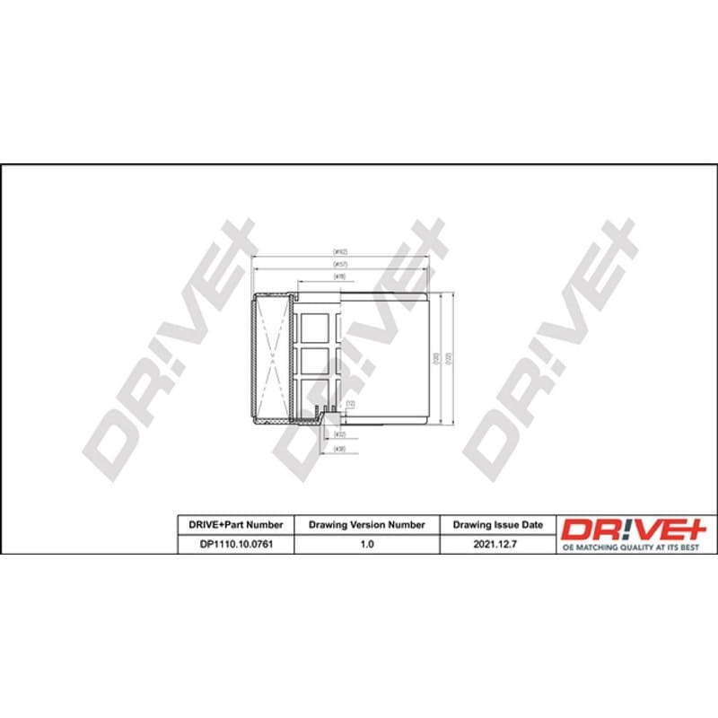 DRVE oro filtras DP1110.10.0761