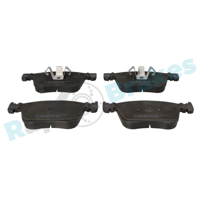 RAPBRAKES stabdžių trinkelių rinkinys, diskinis stabdys R-P0862