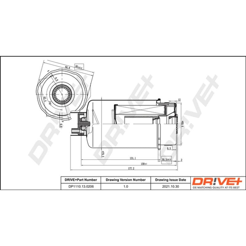DRVE kuro filtras DP1110.13.0206