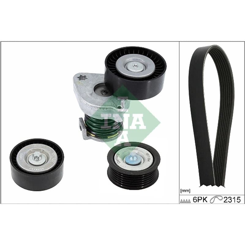 SCHAEFFLERINA V formos rumbuotas diržas, komplektas 529 0444 10