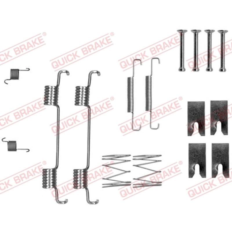 QUICKBRAKE priedų komplektas, stovėjimo stabdžių trinkelės 105-0023