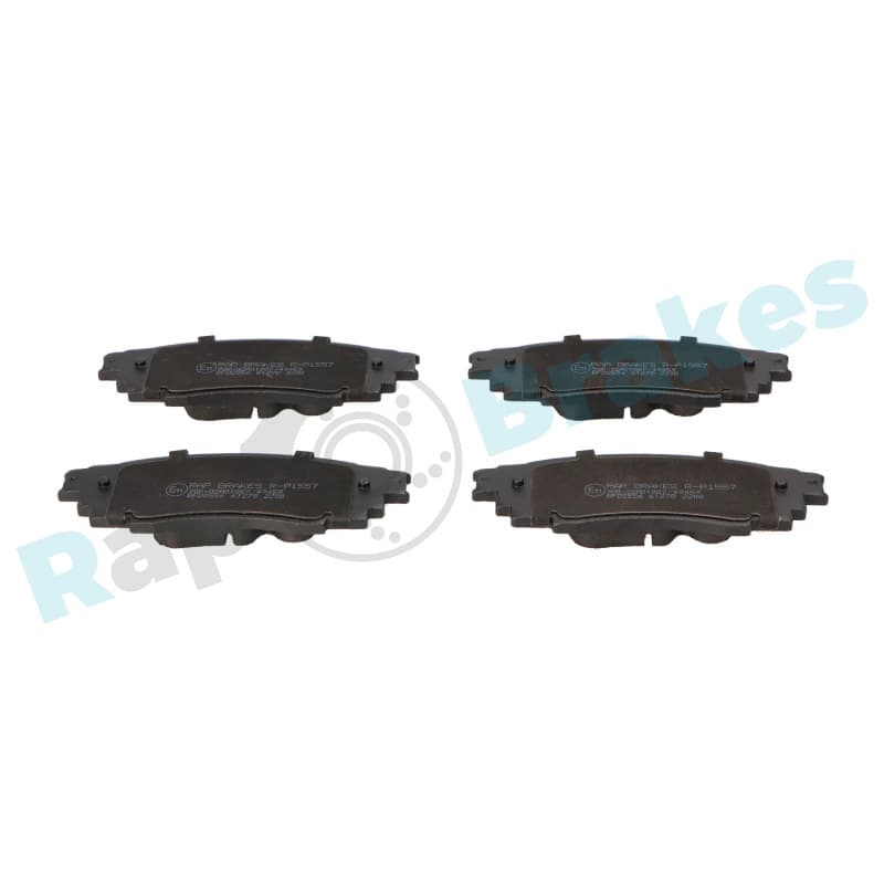 RAPBRAKES stabdžių trinkelių rinkinys, diskinis stabdys R-P1557