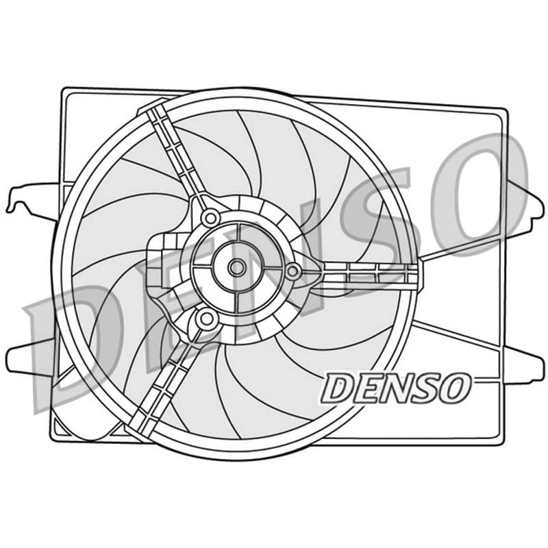 DENSO ventiliatorius, radiatoriaus DER10003