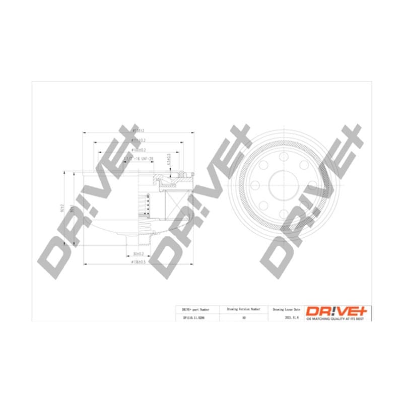 DRVE alyvos filtras DP1110.11.0286