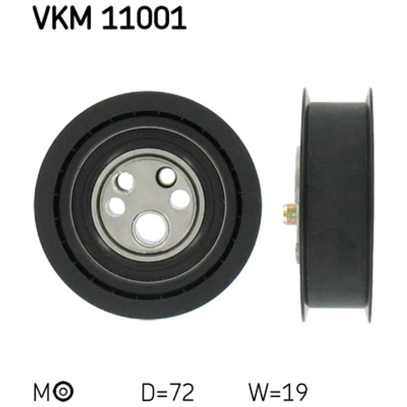 SKF VKM 11001 įtempiklio skriemulys, paskirstymo diržas