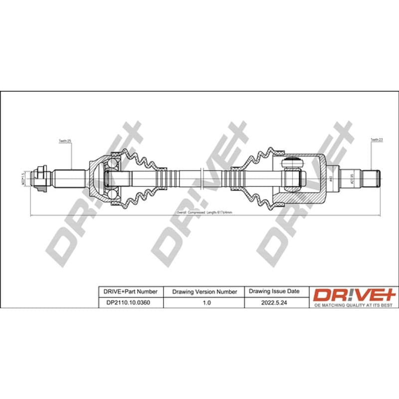 DRVE pusašis DP2110.10.0360