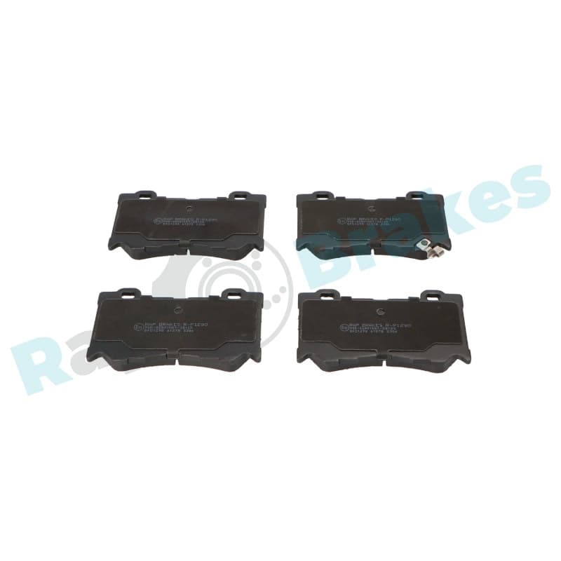 RAPBRAKES stabdžių trinkelių rinkinys, diskinis stabdys R-P1290