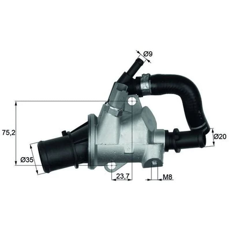 MAHLE TI 146 88 termostatas, aušinimo skystis