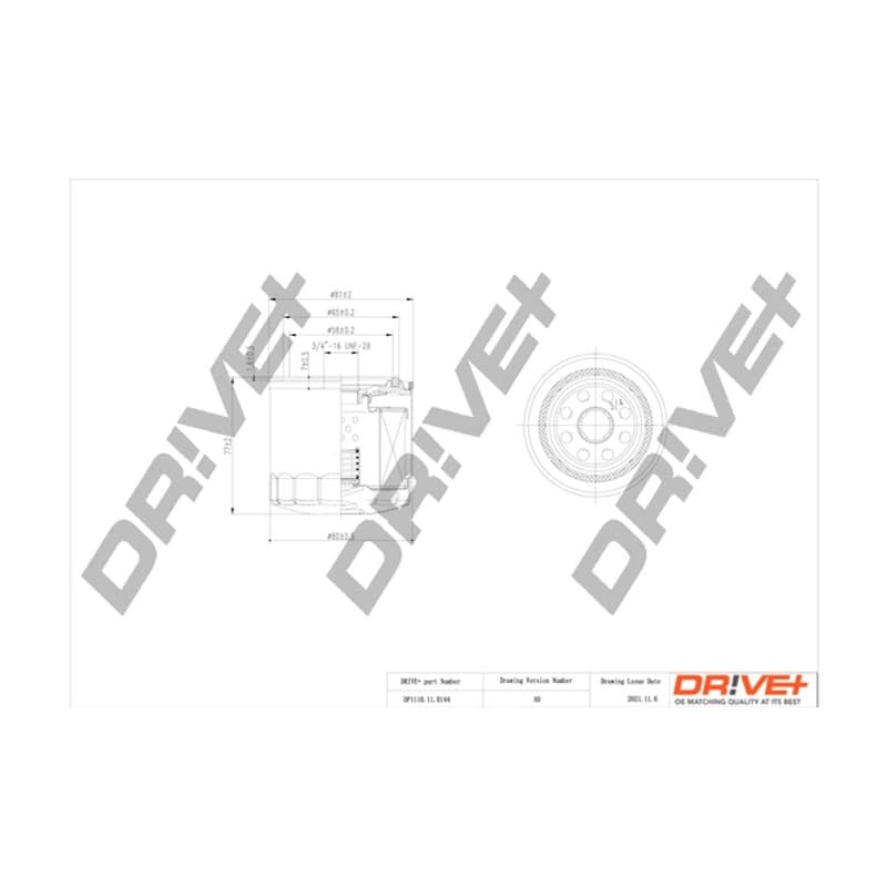 DRVE alyvos filtras DP1110.11.0144