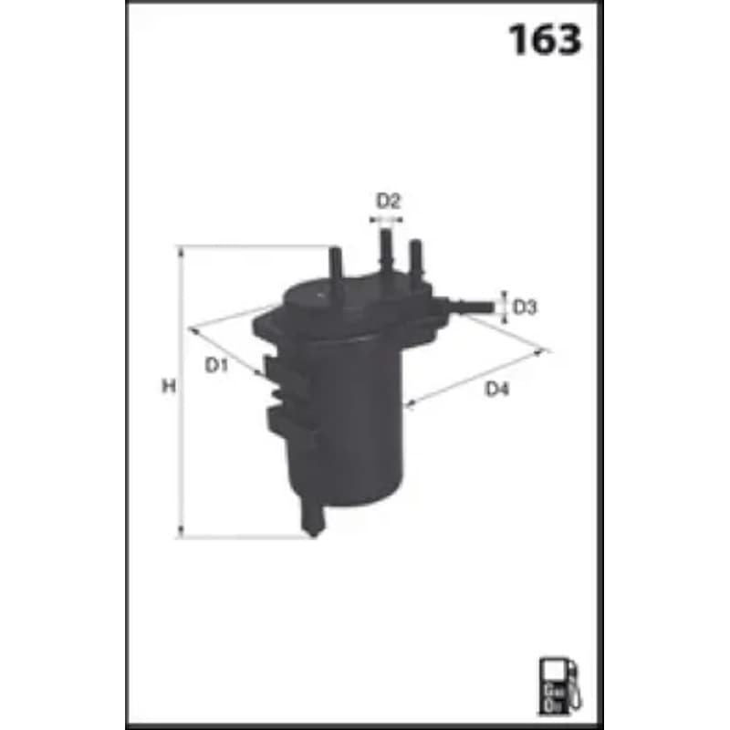 MECAFILTER kuro filtras ELG5353