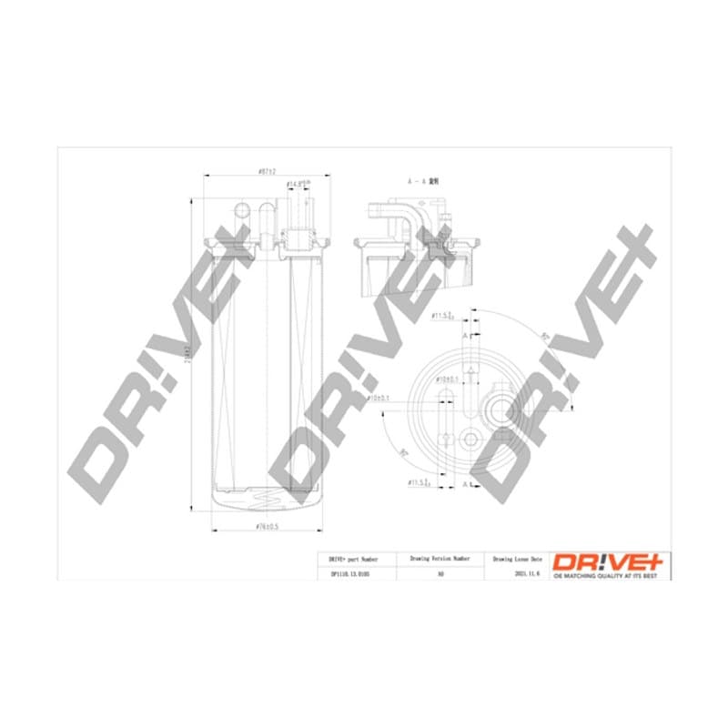 DRVE kuro filtras DP1110.13.0105