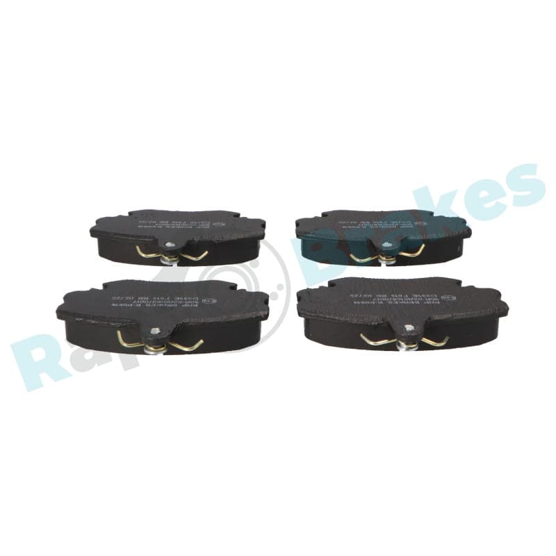 RAPBRAKES stabdžių trinkelių rinkinys, diskinis stabdys R-P0518