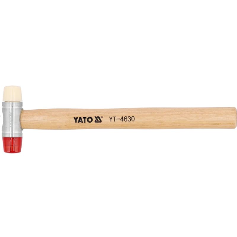 YATO Plaktukas su PU/neutrono galvutėmis ir medine rankena YT-4630