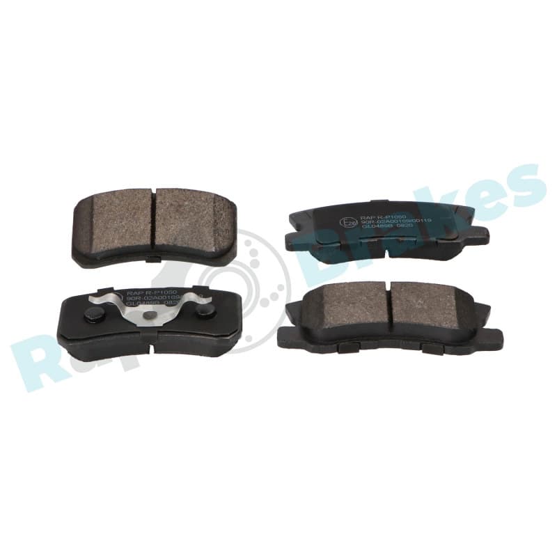 RAPBRAKES stabdžių trinkelių rinkinys, diskinis stabdys R-P1050