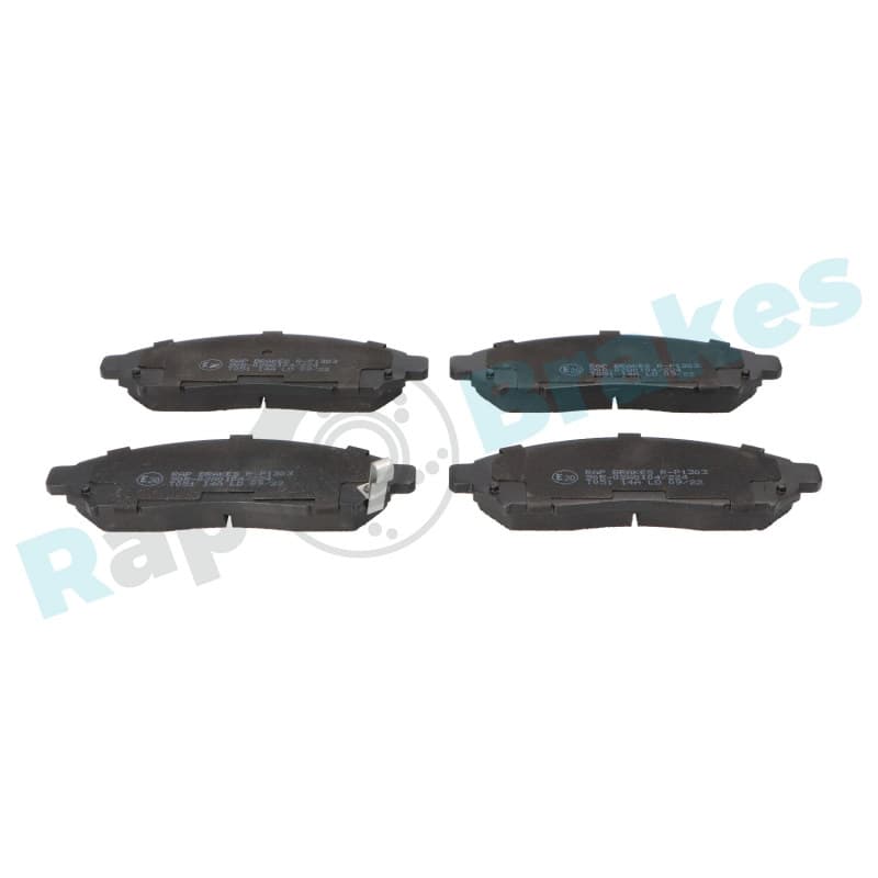 RAPBRAKES stabdžių trinkelių rinkinys, diskinis stabdys R-P1303
