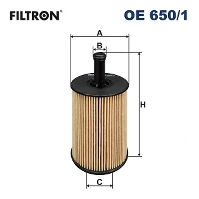 FILTRON Alyvos filtras OE 650/1