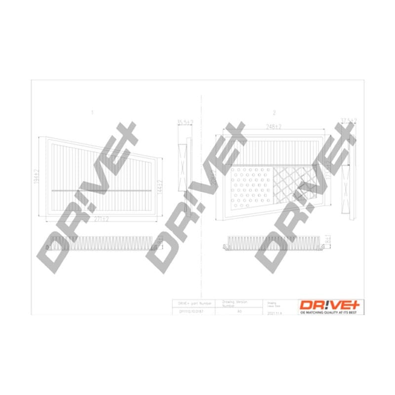 DRVE oro filtras DP1110.10.0187