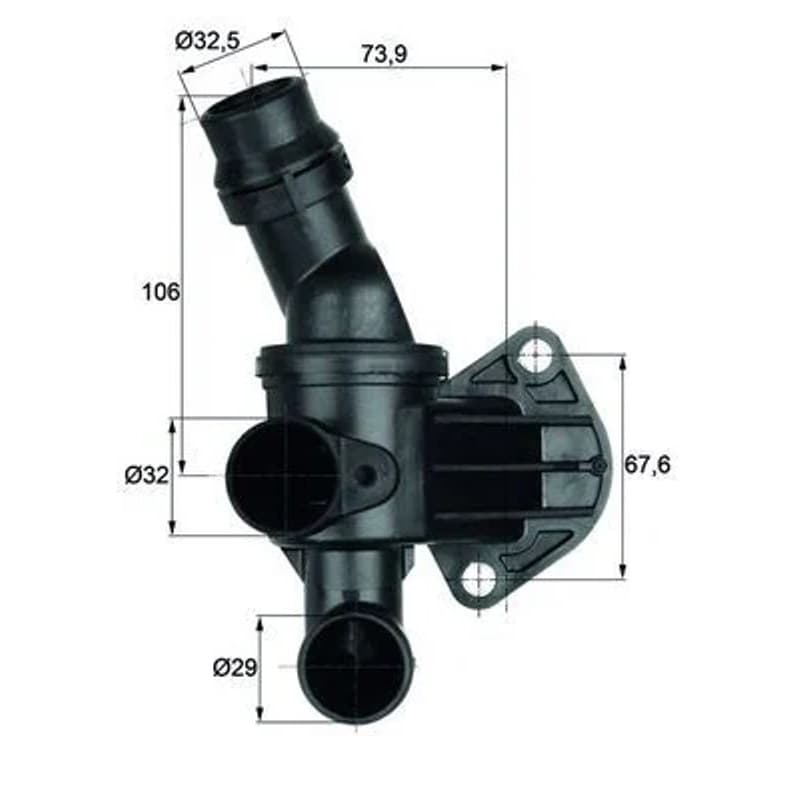 MAHLE TI 6 87 termostatas, aušinimo skystis