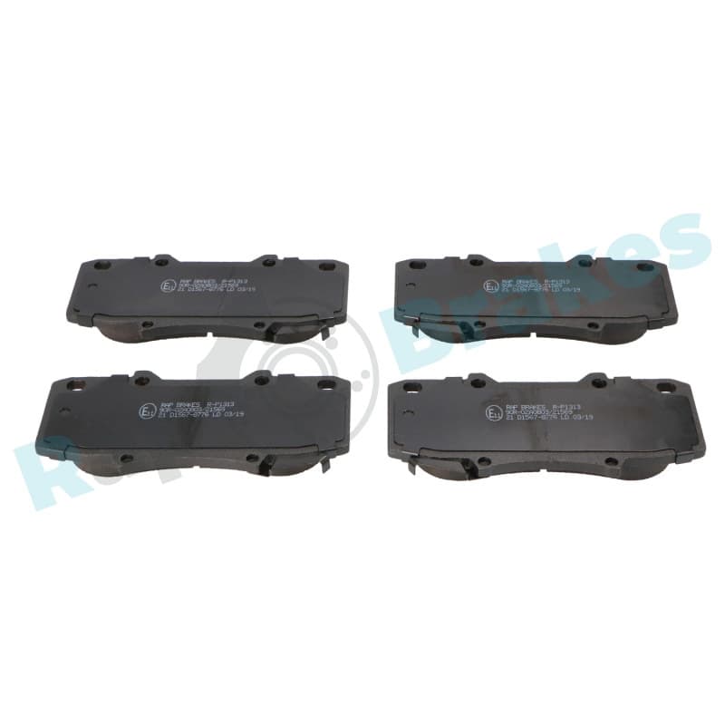 RAPBRAKES stabdžių trinkelių rinkinys, diskinis stabdys R-P1313