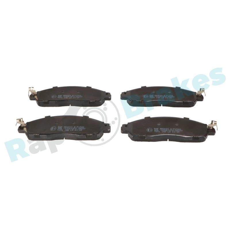 RAPBRAKES stabdžių trinkelių rinkinys, diskinis stabdys R-P1544