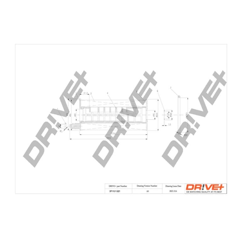 DRVE alyvos filtras DP1110.11.0221